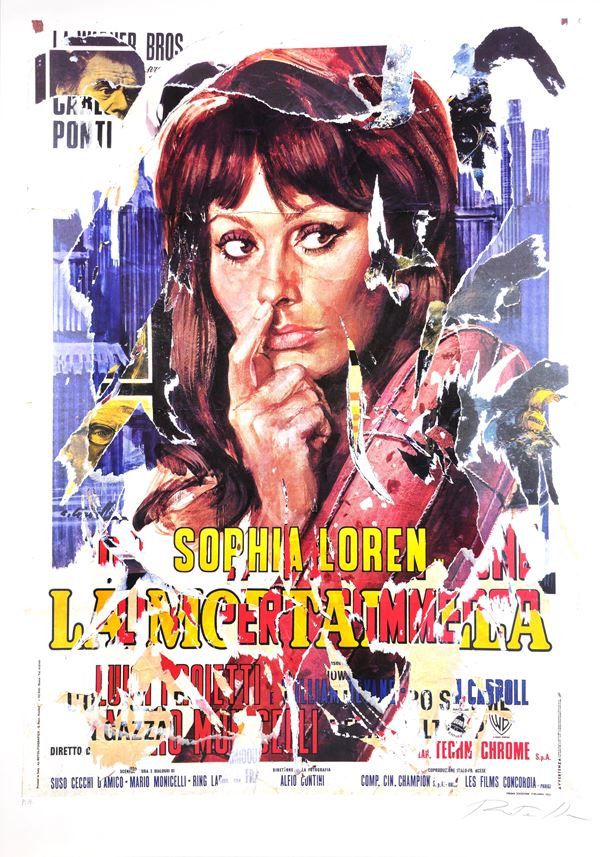 Mimmo Rotella - La mortadella
