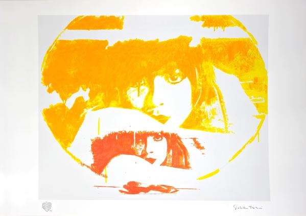 Giosetta Fioroni - Doppio Liberty Yellow