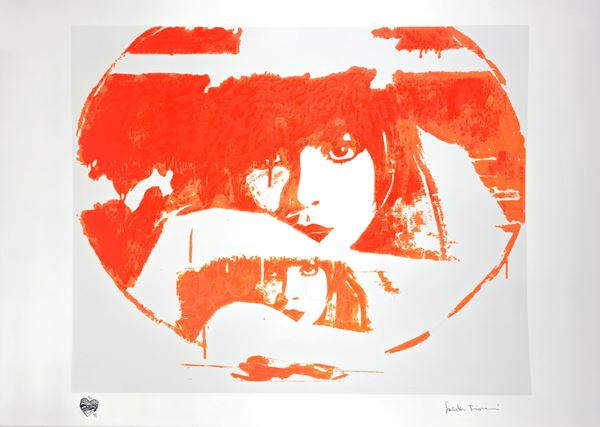 Giosetta Fioroni - Doppio Liberty Orange