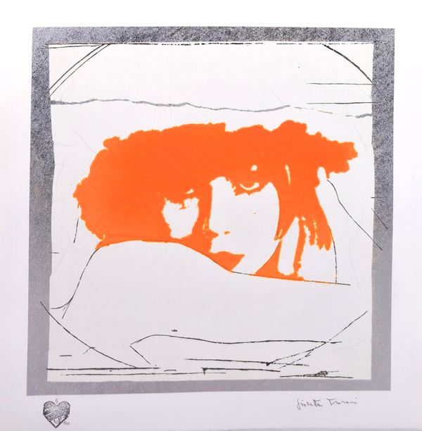Giosetta Fioroni - "Doppio Liberty" Arancio