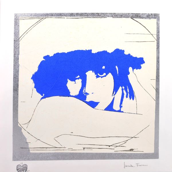 Giosetta Fioroni - "Doppio Liberty" Blue