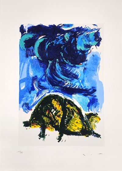 Senza Titolo, serigrafia materica
