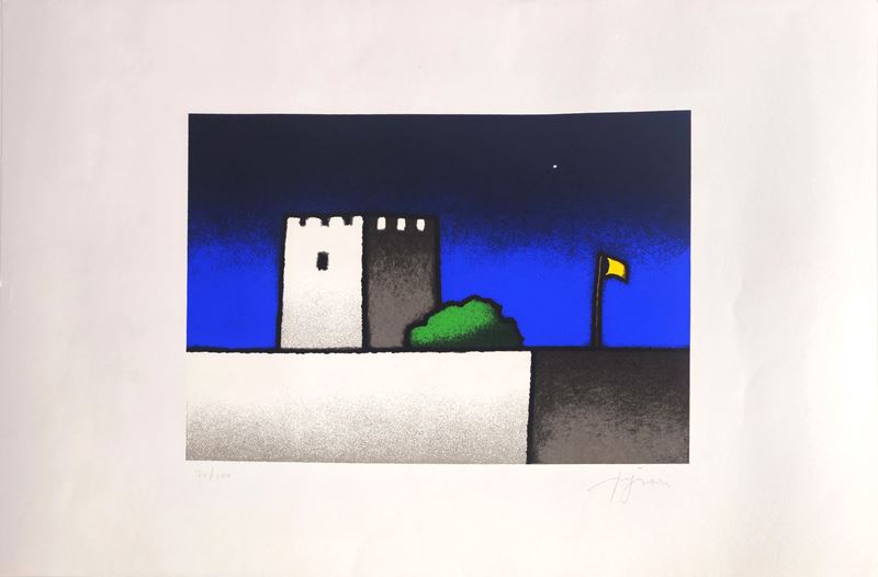 Tino Stefanoni - Senza Titolo – Litografia a colori
