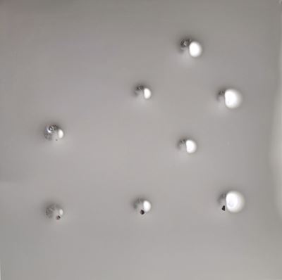 Senza titolo (multiplo in alluminio cromato)