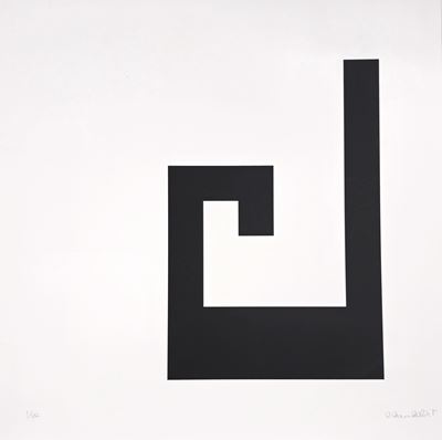 Serigrafia su carta (1998), cm 50x50