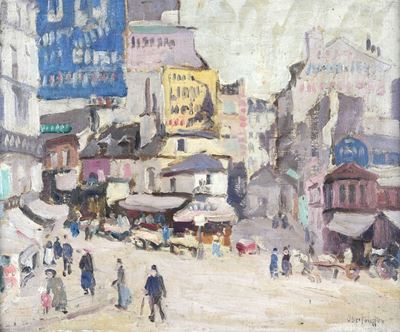 Parigi (olio su cartone telato)