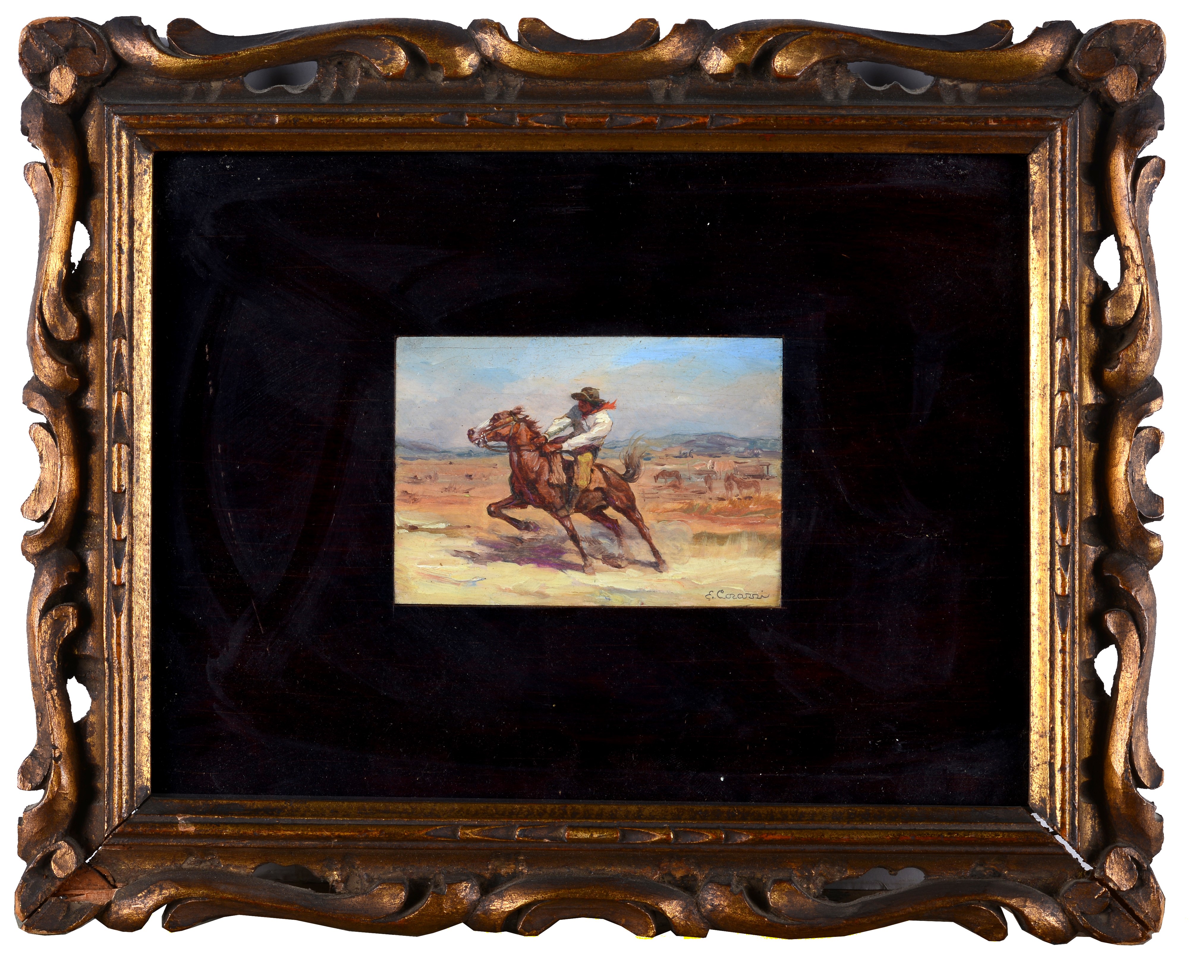 Enrico Corazzi - Uomo a cavallo