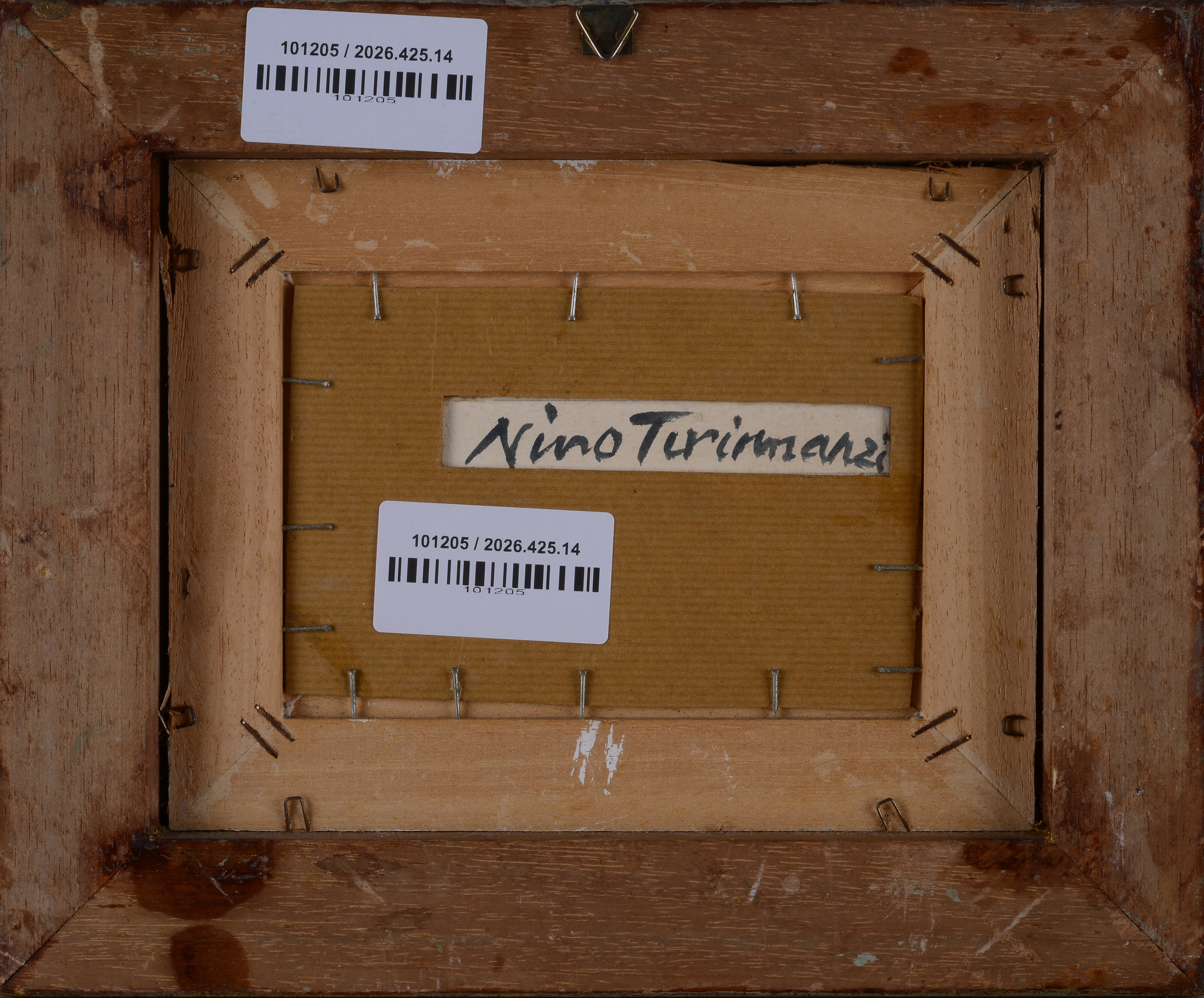 Nino Tirinnanzi - Paesaggio, tecnica mista su cartoncino