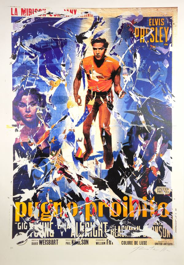 Mimmo Rotella - Pugno Proibito