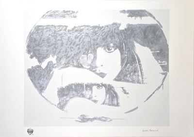 Doppio Liberty Silver (serigrafia polimaterica e carborundum a colori)