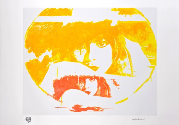Giosetta Fioroni - Doppio Liberty Yellow