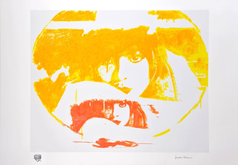 Giosetta Fioroni - Doppio Liberty Yellow