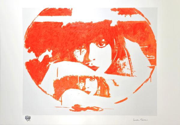 Giosetta Fioroni - Doppio Liberty Orange