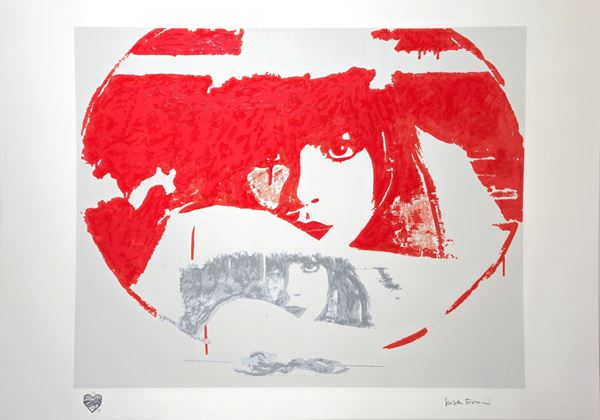 Giosetta Fioroni - Doppio Liberty Red