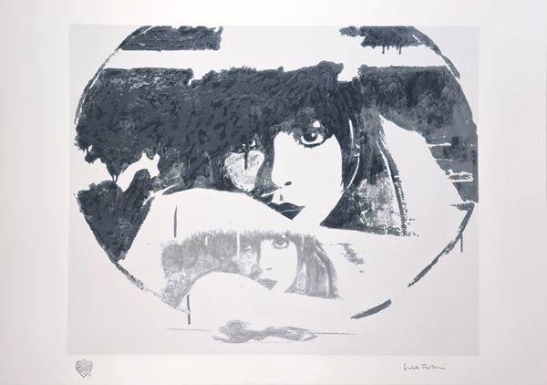Giosetta Fioroni - Doppio Liberty Grey
