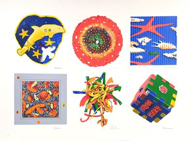 Casellario genetico (serigrafia materica su carta Fabriano gr 300)
