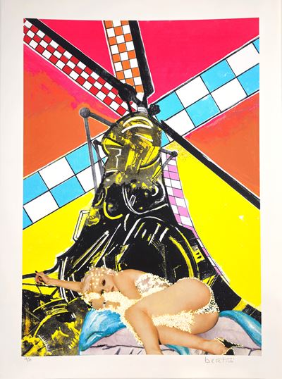 Le bambole n. 1 (2002), serigrafia a 8 colori