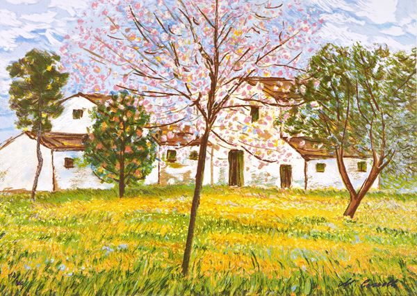Michele Cascella - Primavera Abruzzese