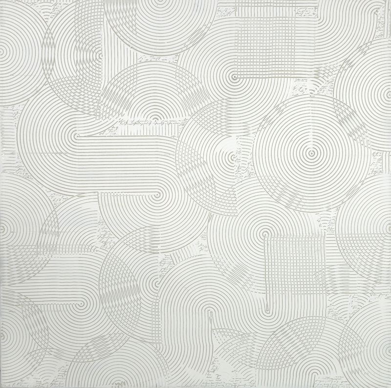 Alfredo Rapetti - Dedalo Bianco, acrilico su tela (2010)