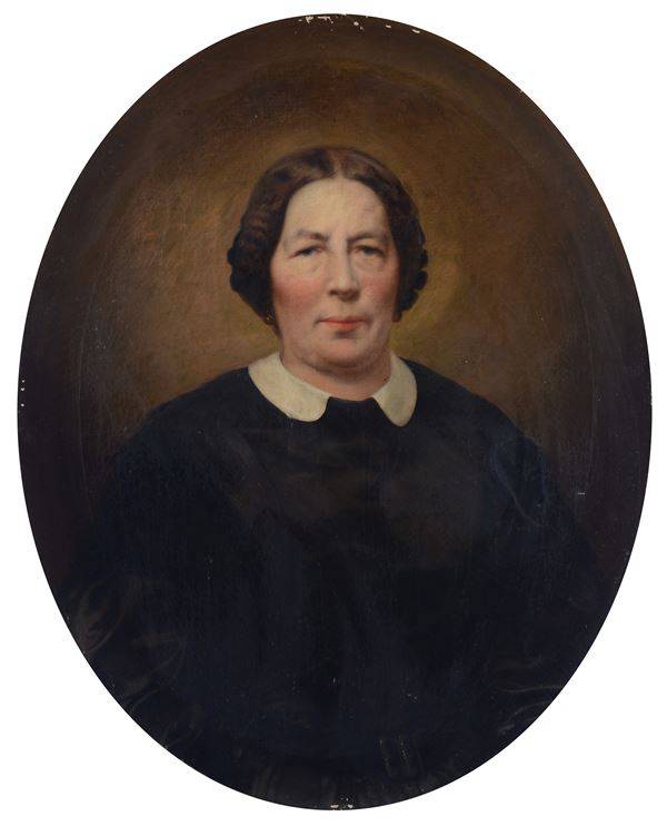 Anonimo, XIX sec. - Ritratto di signora