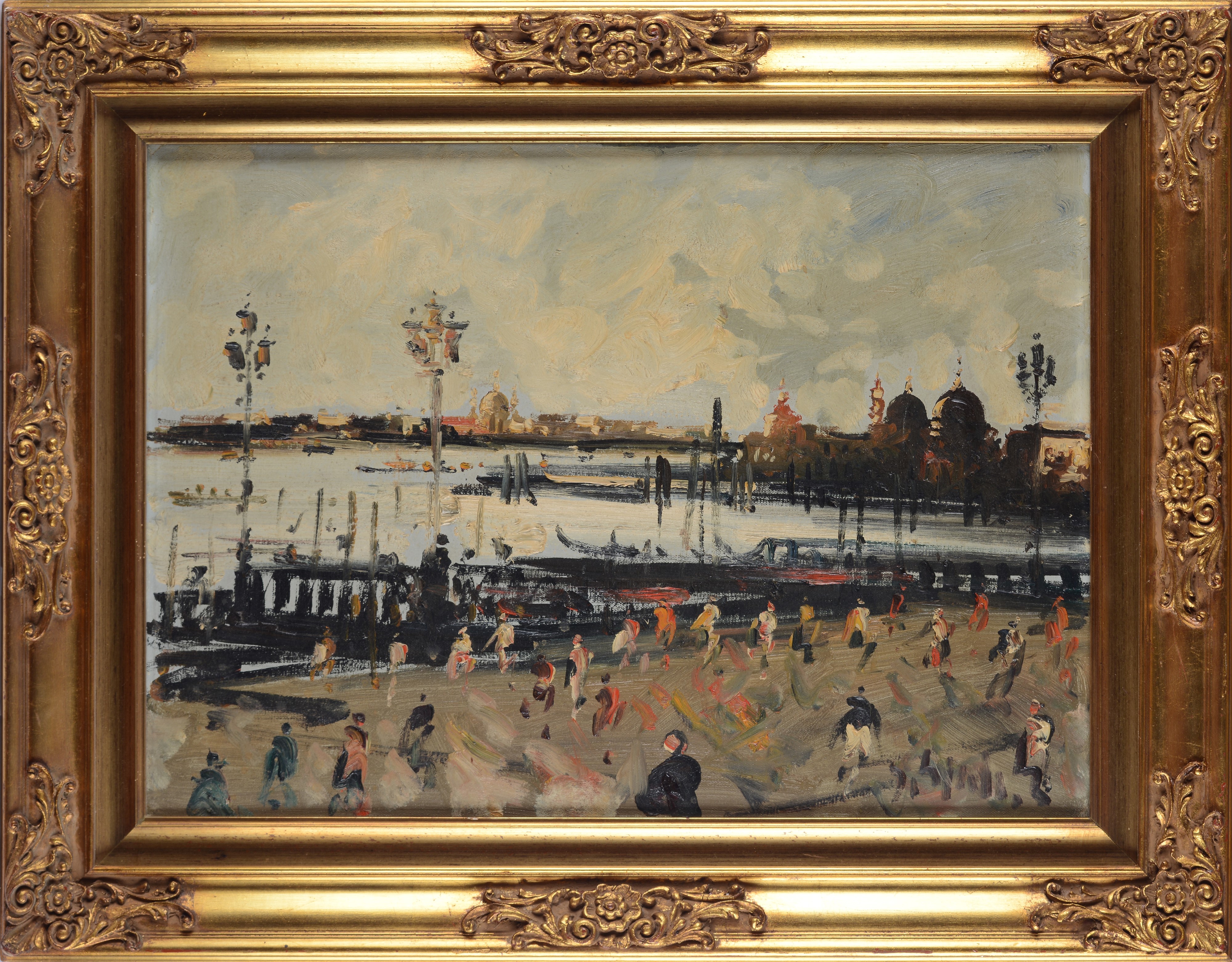 Emanuele Cappello - Venezia, olio su tela