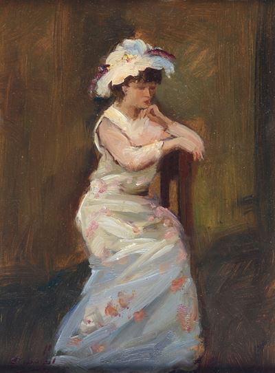 Signora seduta