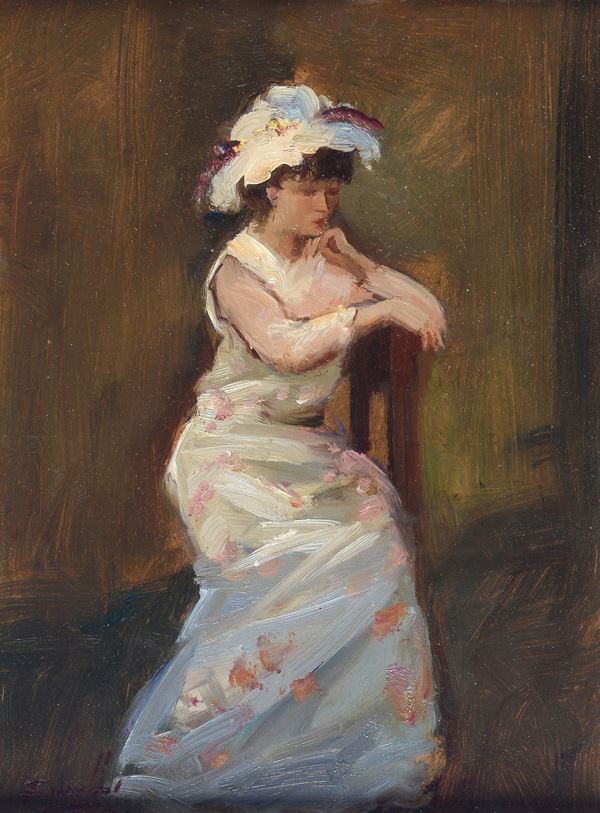 Ernesto Giacobbi - Signora seduta