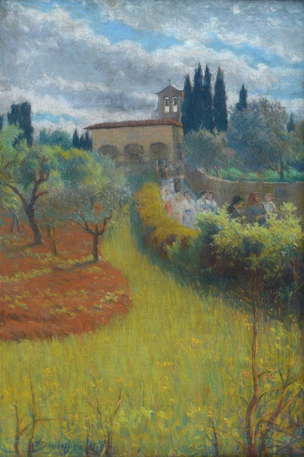 Umberto Gambassini - Uscita dalla chiesa