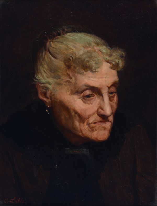 Odoardo Lalli - Ritratto di signora