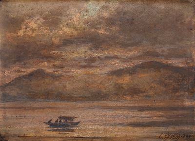 Imbarcazione sul lago