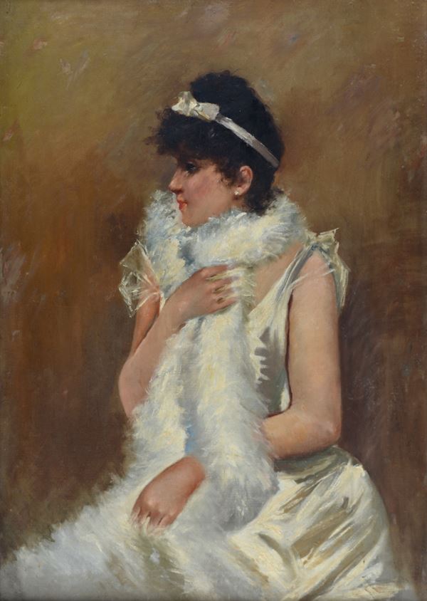 Anonimo, XX sec. - Donna in posa