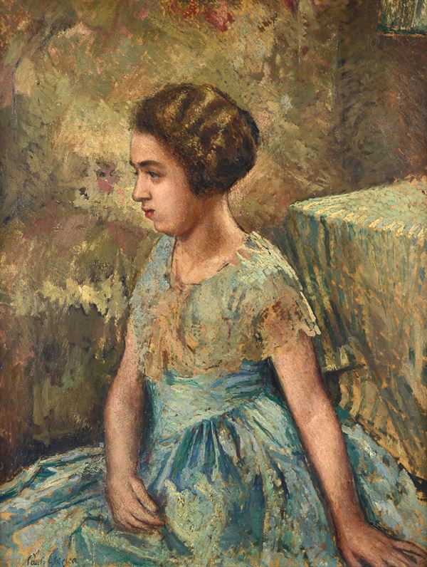 Paulo Ghiglia - Ritratto di fanciulla
