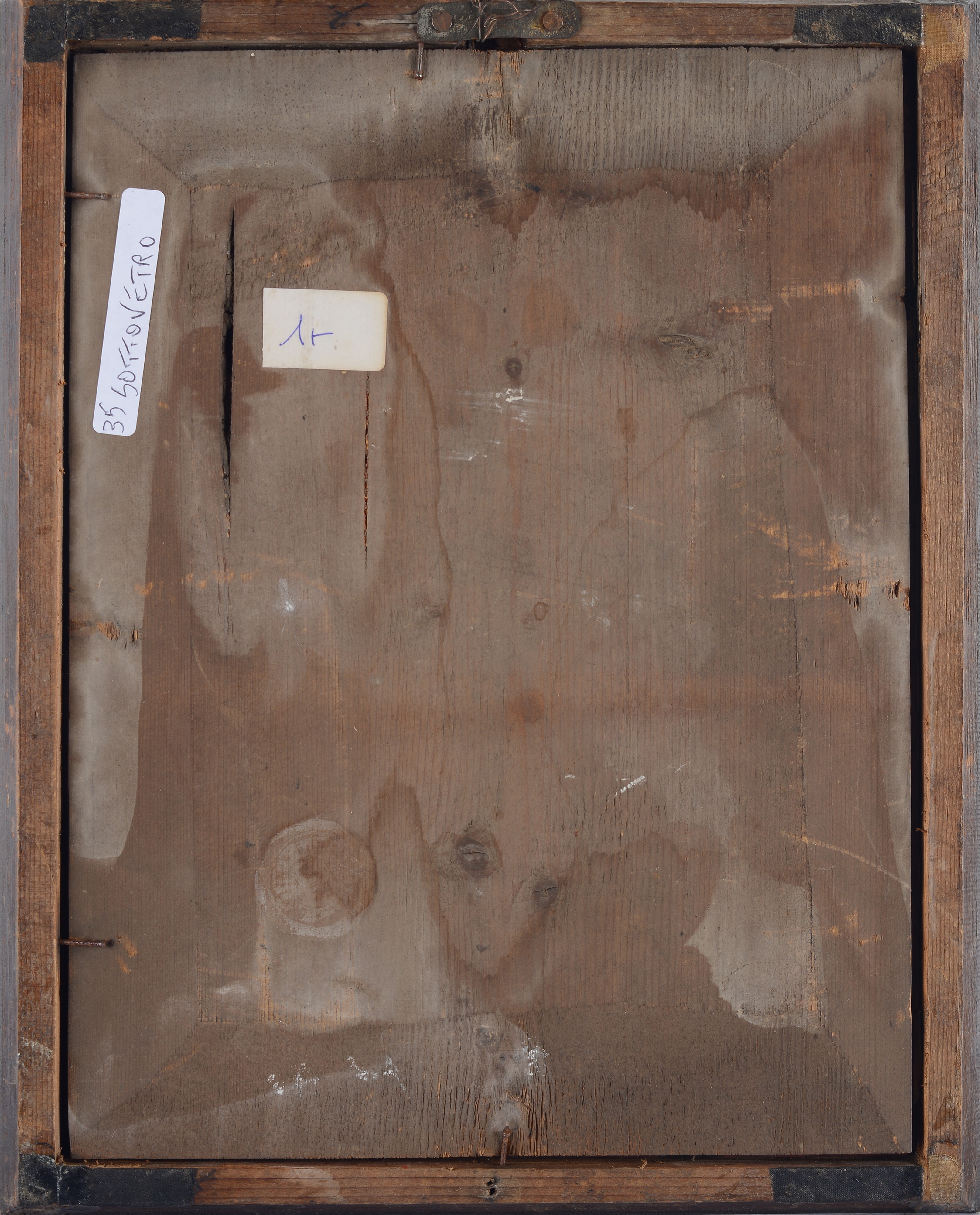 Dipinti sottovetro (8), Ritratti e paesaggi con figure, XVIII secolo