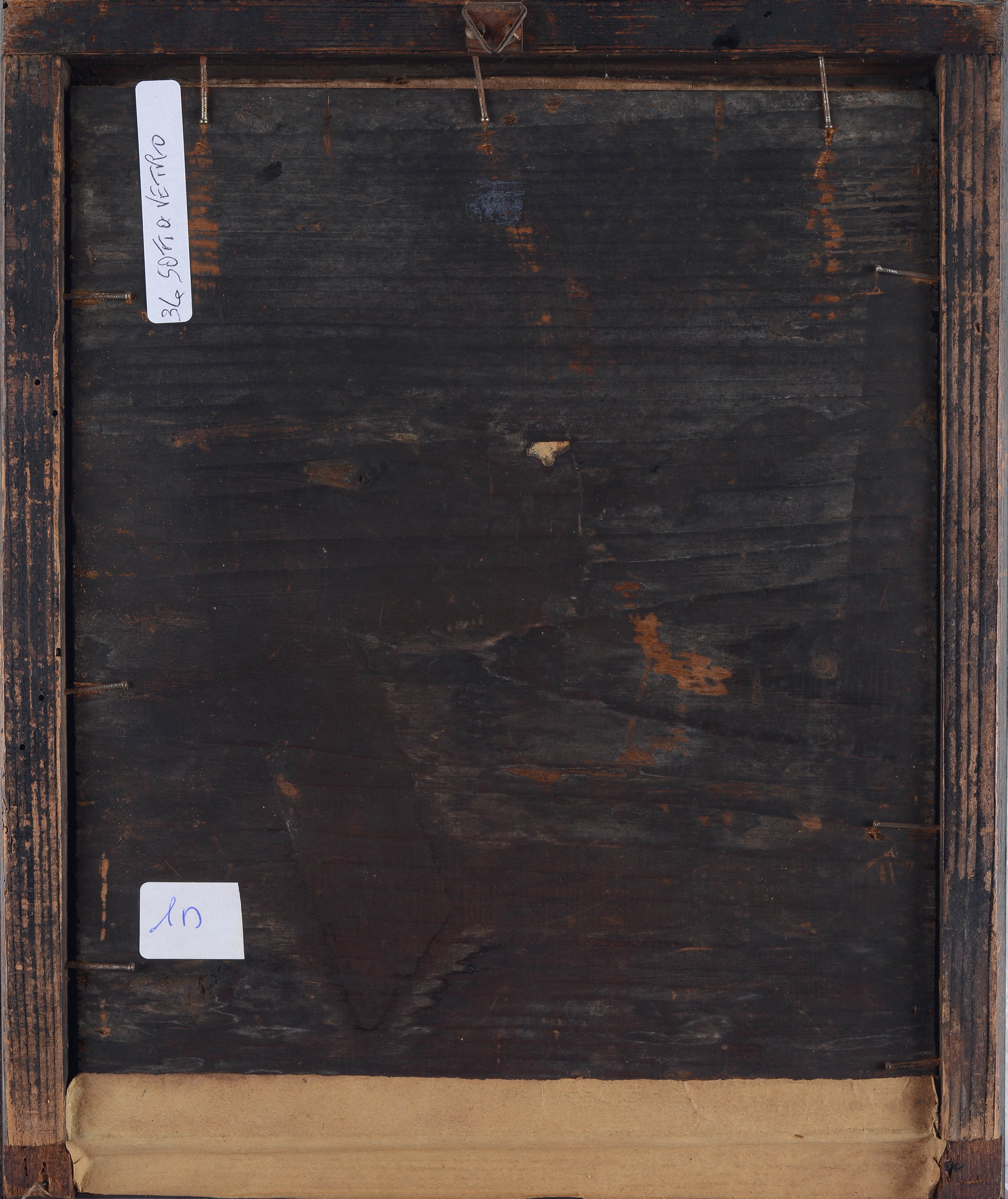 Dipinti sottovetro (8), Ritratti e paesaggi con figure, XVIII secolo
