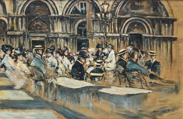 Anonimo, XX sec. - Caffè in Piazza San Marco