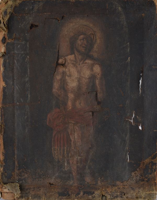 Anonimo, XVII sec. - Cristo alla colonna