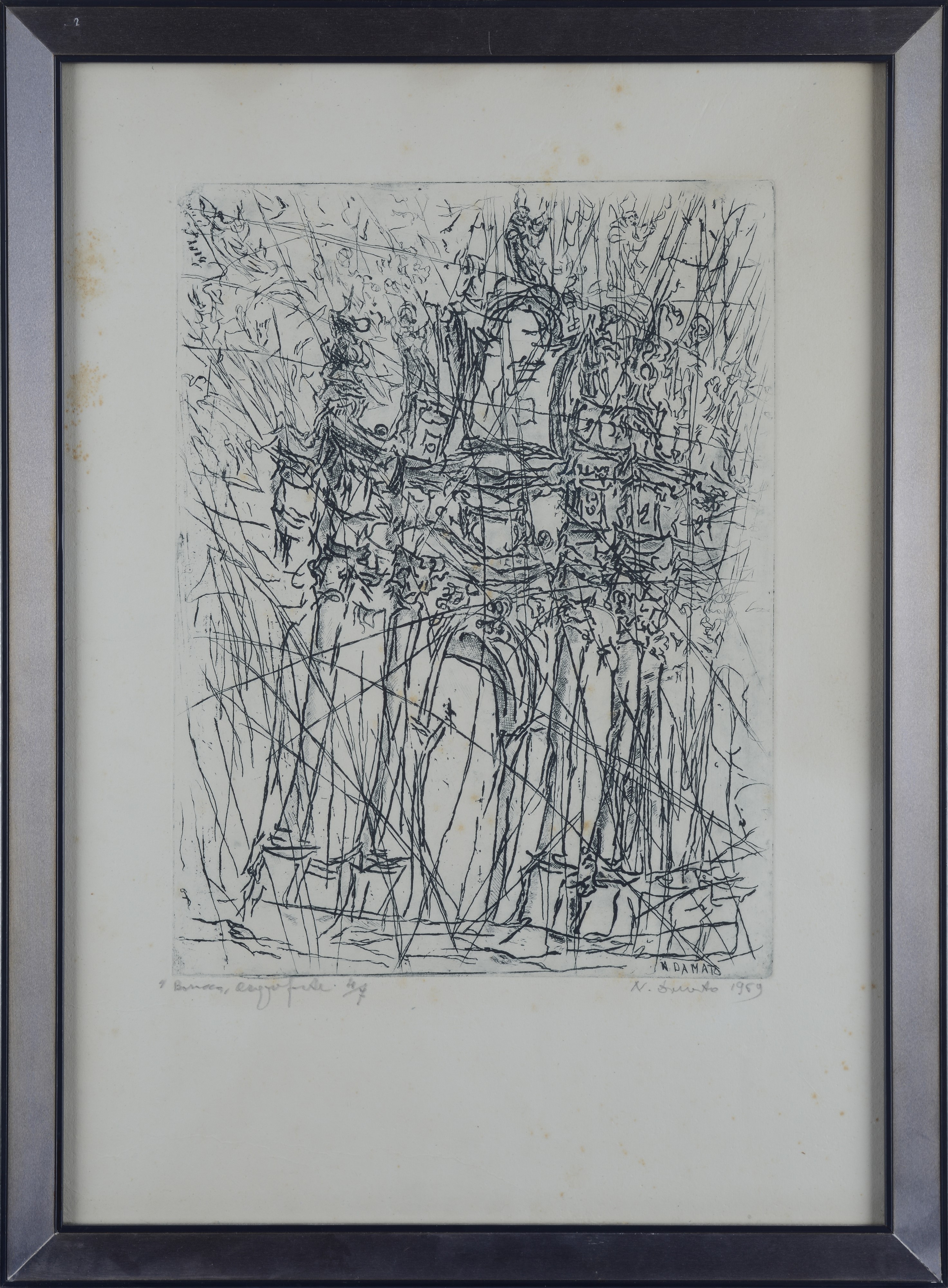 Anonimo, XX Sec. - Anonimo (XX secolo), Figure, acquaforte