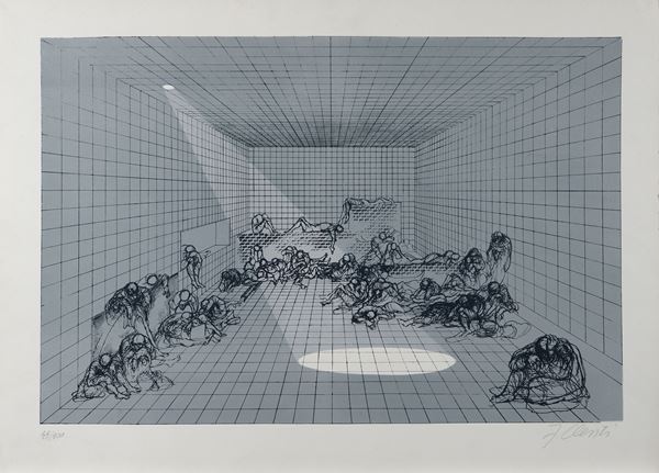 Fabrizio Clerici - Grande interno metafisico
