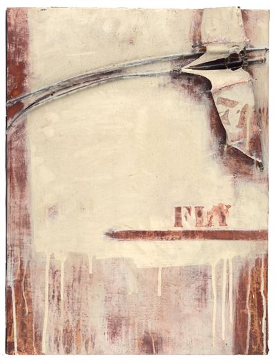 Fly, tecnica mista su tavola (2003)