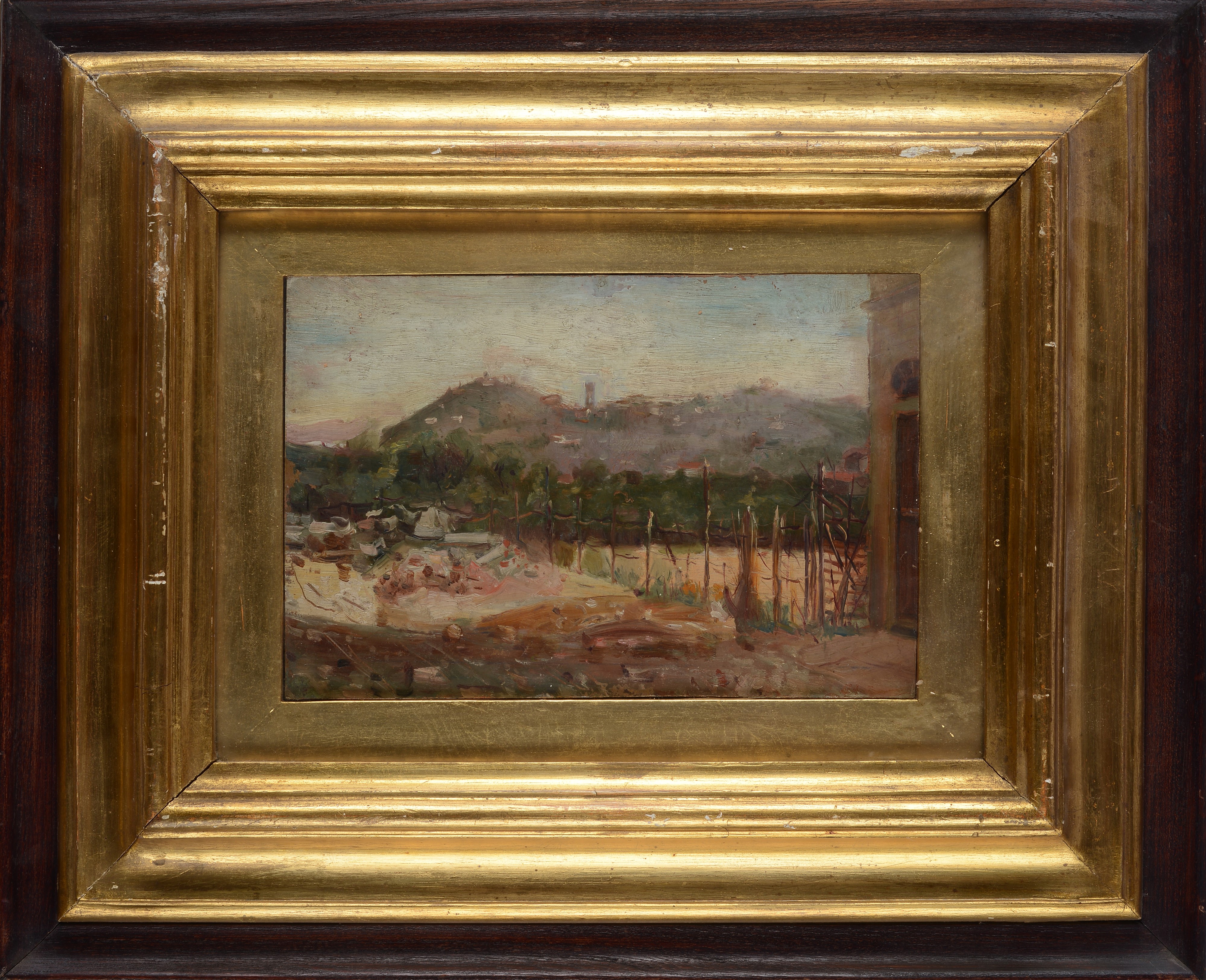 Cesare Ciani - Veduta della collina fiesolana