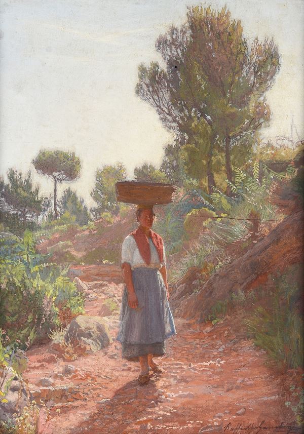 Raffaello Gambogi - Contadina con cesto
