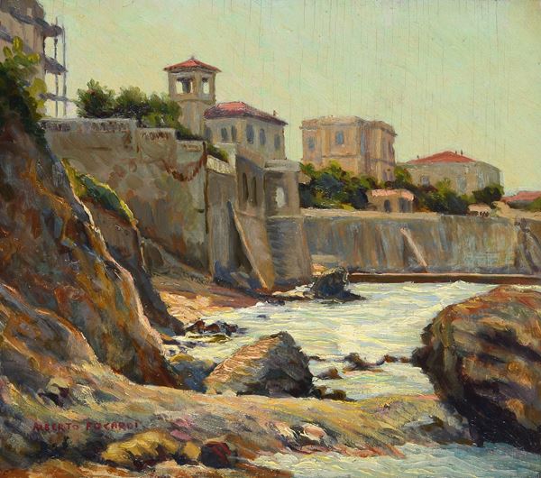 Alberto Focardi - Case sul mare (Antignano)