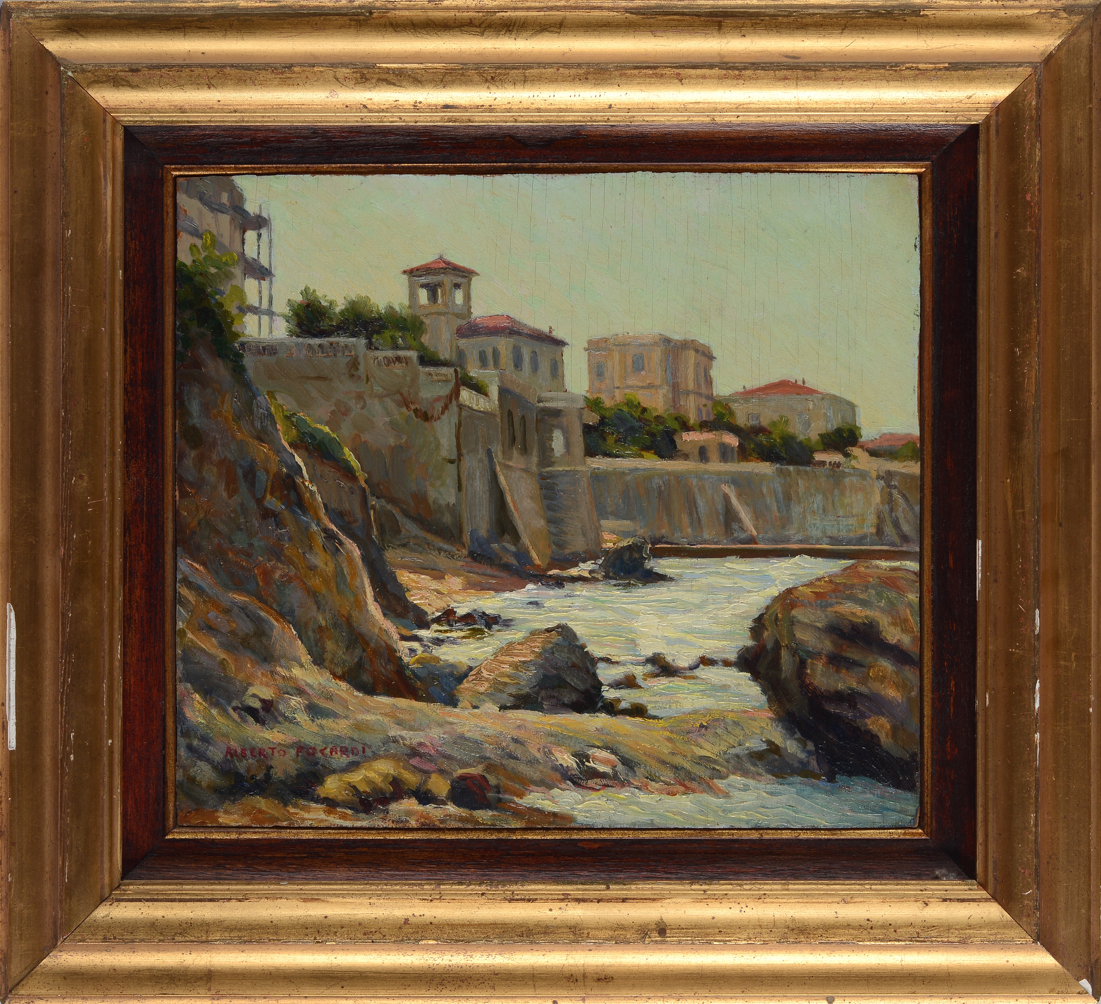 Alberto Focardi - Case sul mare (Antignano)
