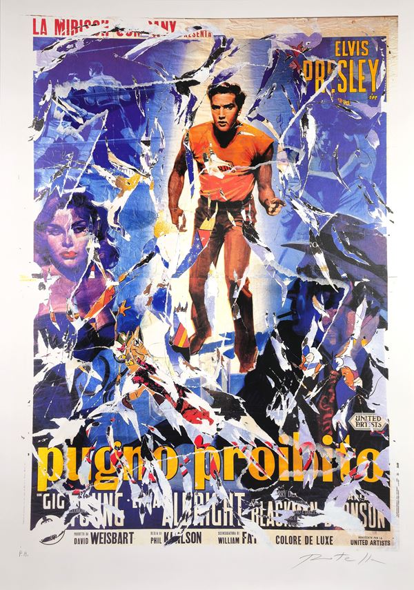 Mimmo Rotella - Pugno proibito