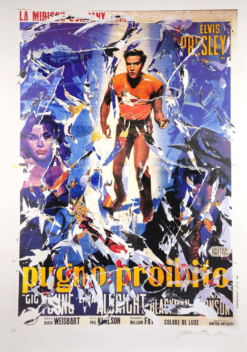 Mimmo Rotella - Pugno proibito