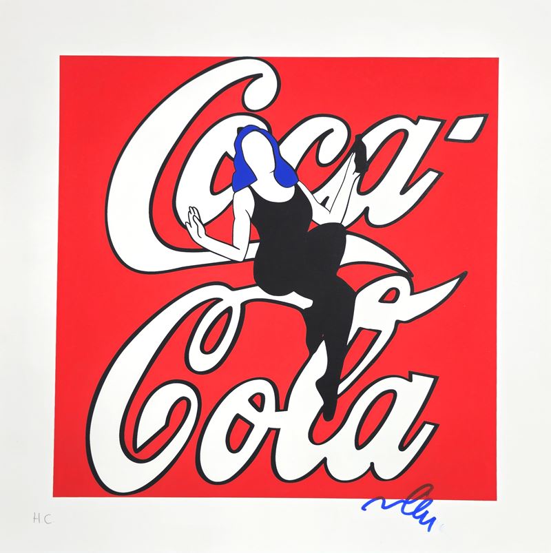 Marco Lodola - Senza titolo, serigrafia su cartoncino