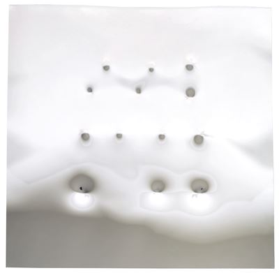Senza titolo (multiplo in alluminio cromato)