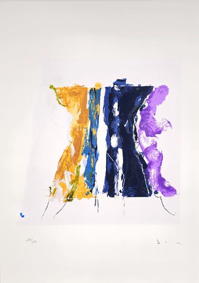 Serigrafia materica (senza titolo)