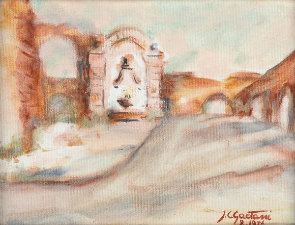 Jean Claude Gaetani - Fontanile barocco al tuscolano
