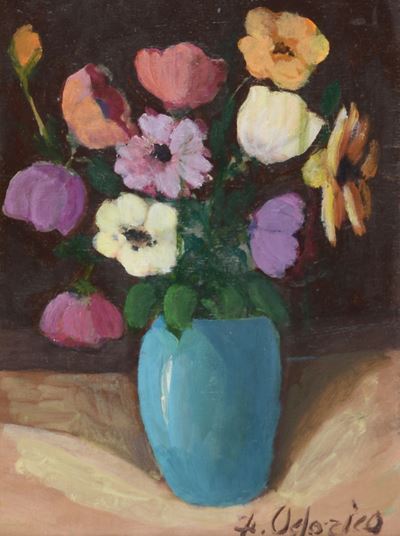 Anonimo del XX secolo, Vaso di fiori